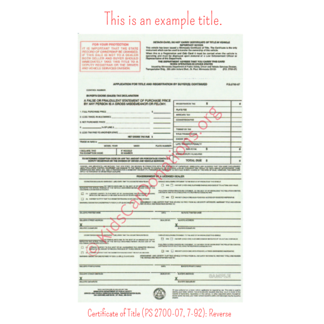 Mn Certificate Title Form Fill Out And Sign Printable - vrogue.co