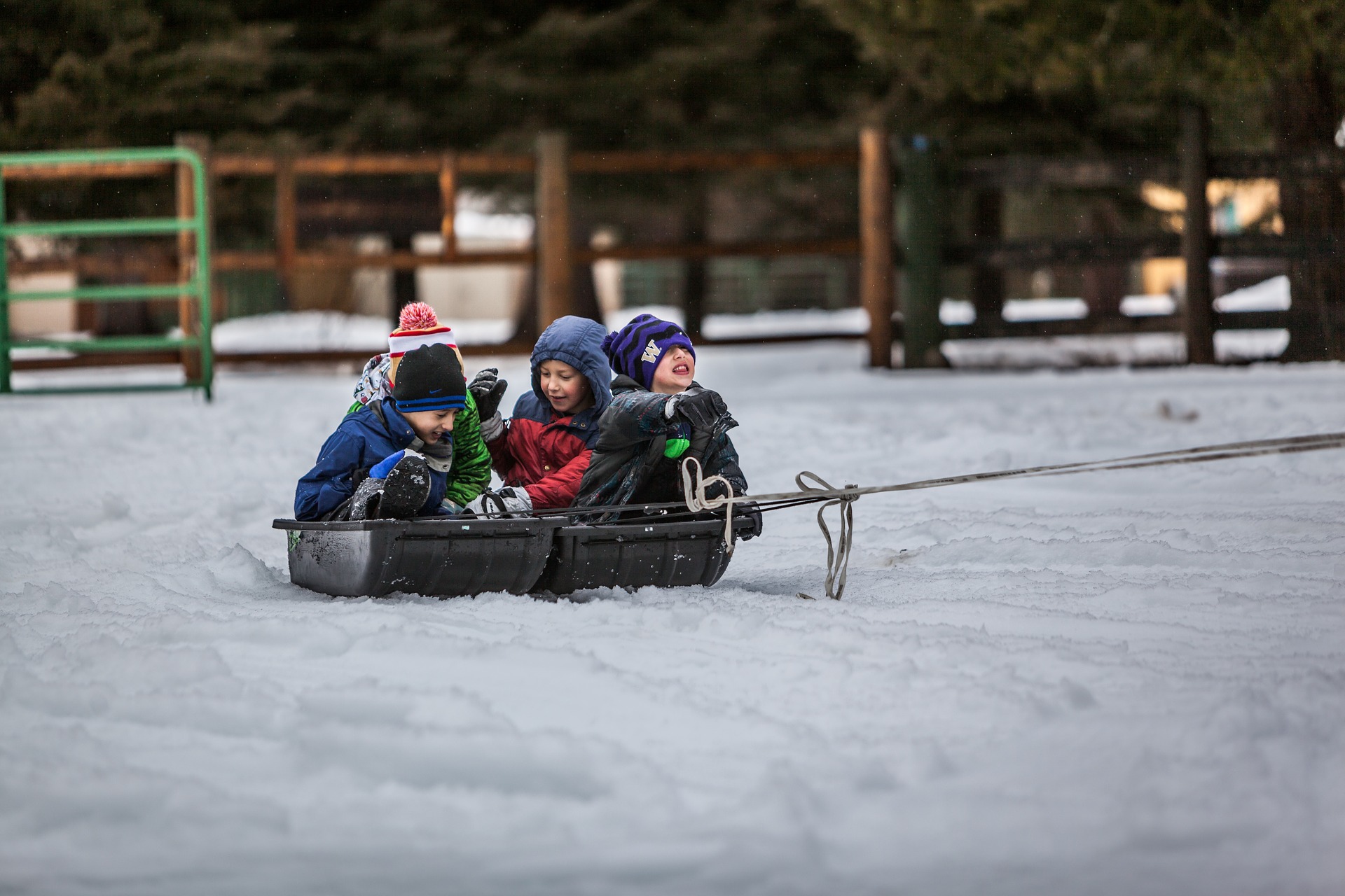 Kids Bobsleighs in Winter | Kids Car Donations