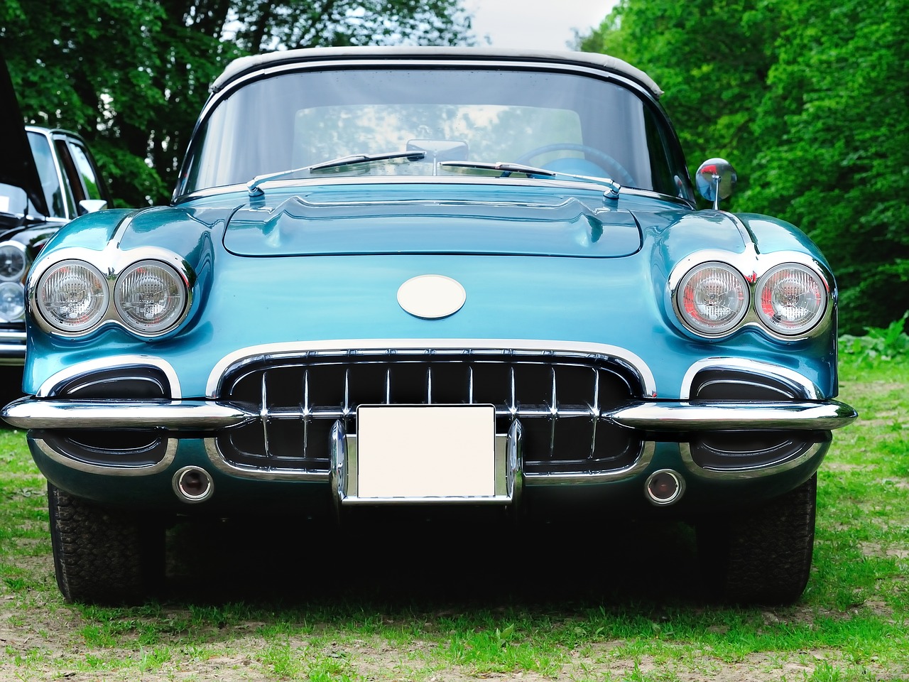 Blue Oldtimer Car | Kids Car Donations