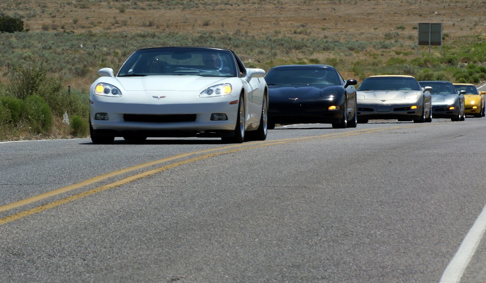 Corvettes Lining Up in Albuquerque, New Mexico | Kids Car Donations