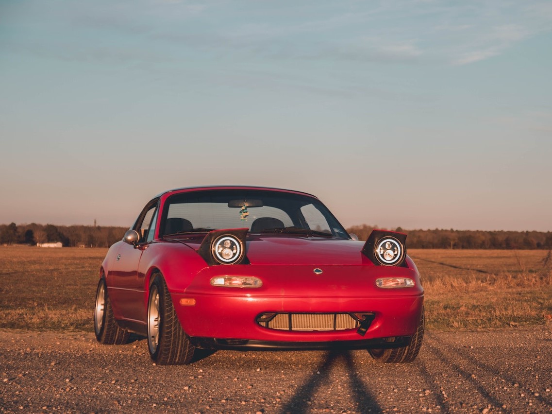 Red Car During Dawn | Kids Car Donations