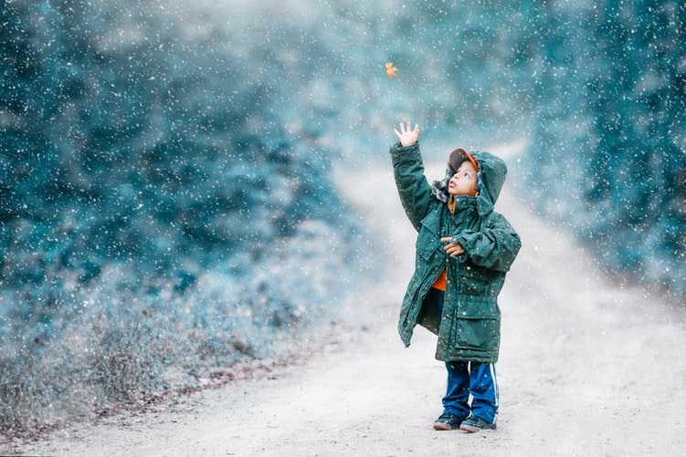 Kid Enjoying Snow | Kids Car Donations