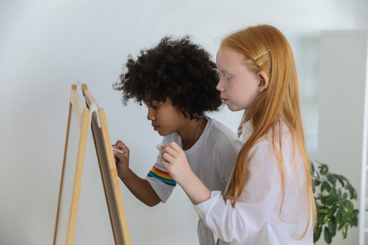 Children Doing Art Work | Kids Car Donations