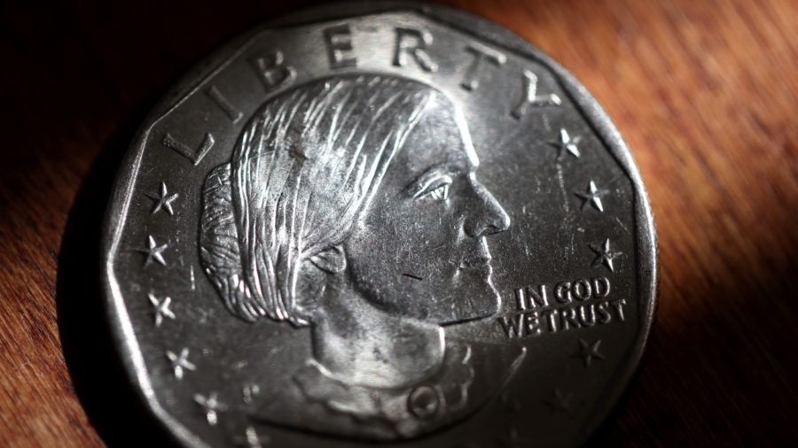 One Dollar Coin with Susan B. Anthony Face | Kids Car Donations