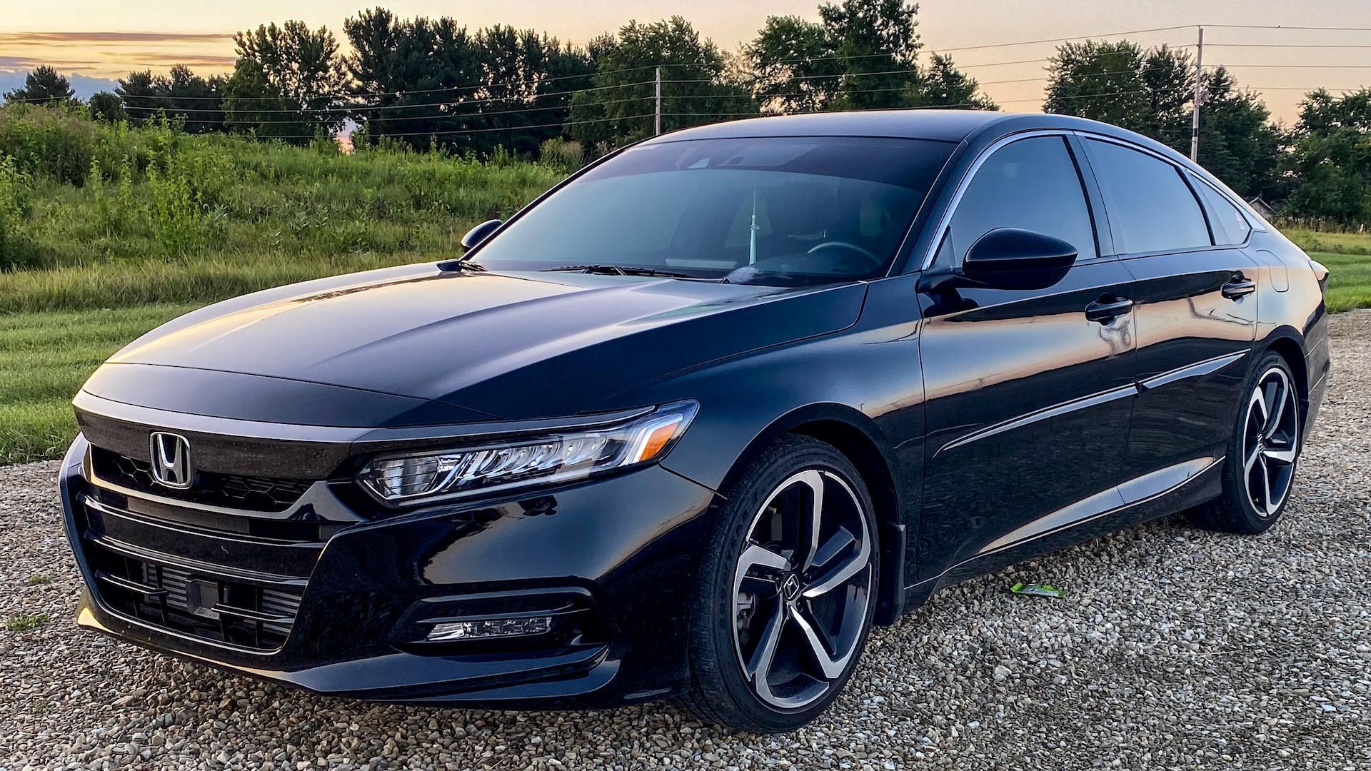 Black honda civic parked | Kids Car Donations