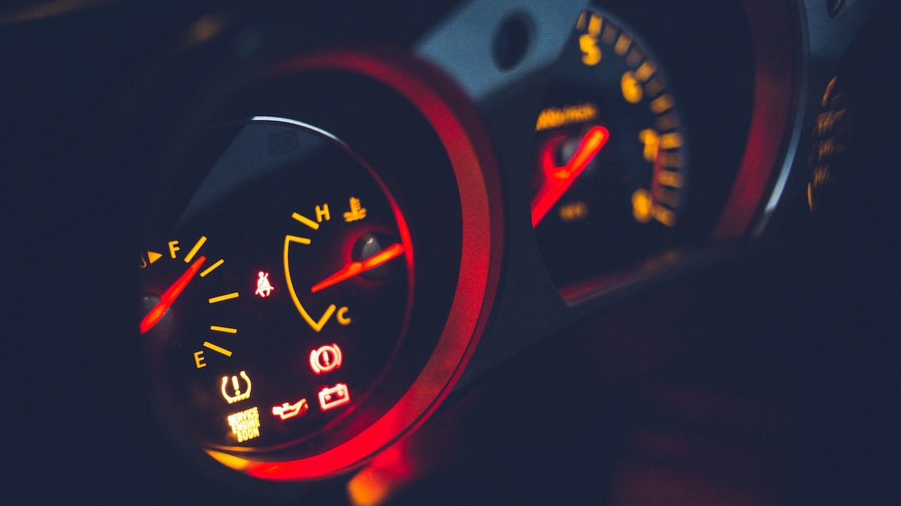 Fuel gauge on dashboard | Kids Car Donations