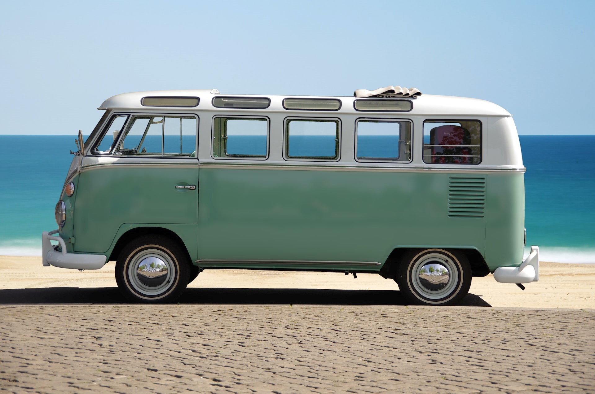 green and white van photo | Kids Car Donations