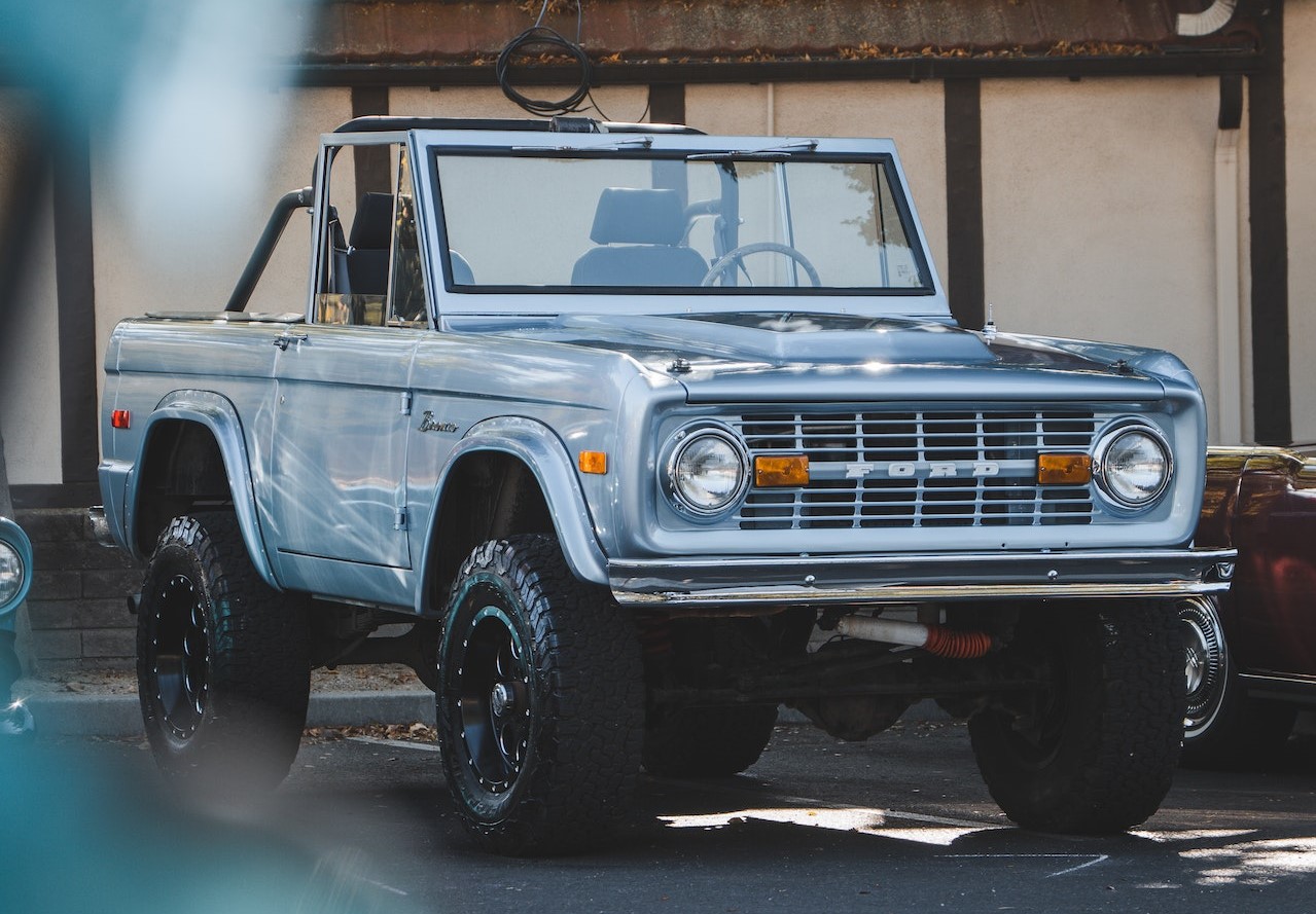 Ford Bronco on the Parking Lot  | Kids Car Donations