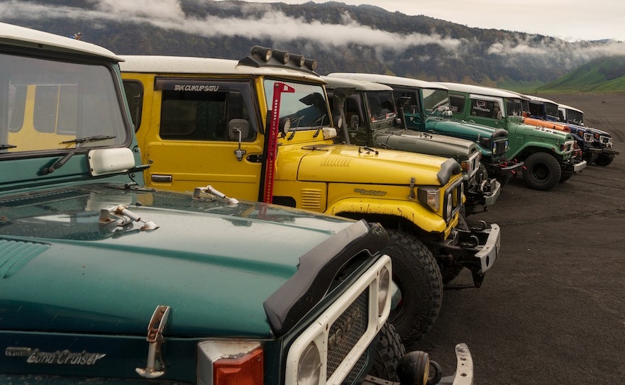 Jeeps parked on Mountain | Kids Car Donations