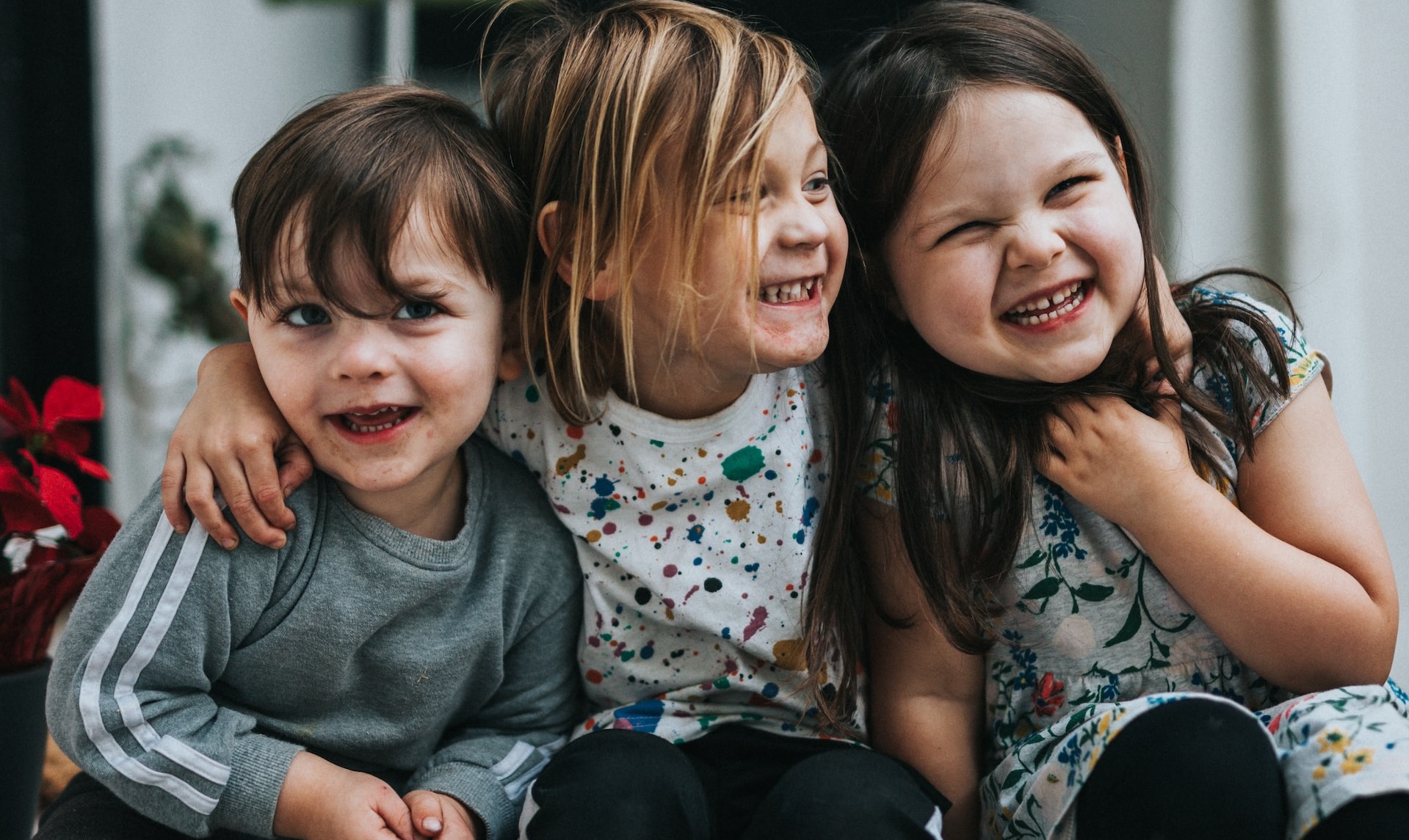 Three Kids smiling | Kids Car Donations