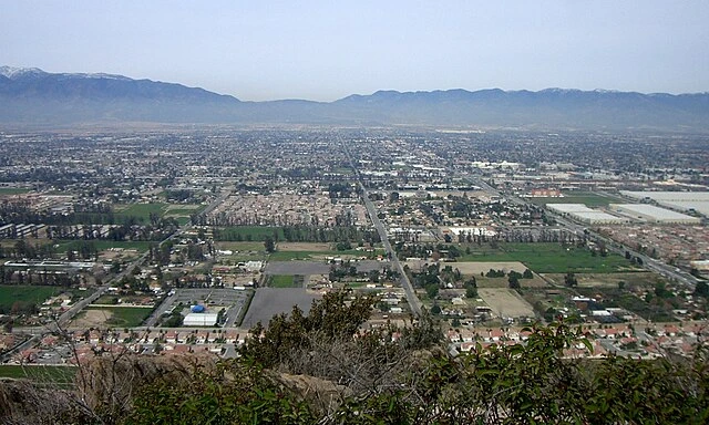 City view of Fontana, California