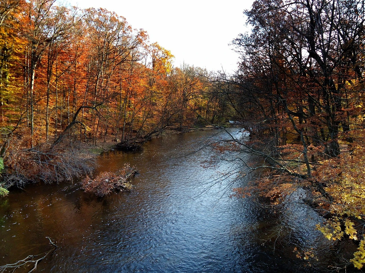 Passaic River waterfall in New Jersey