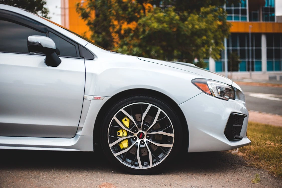 Photo of a white car