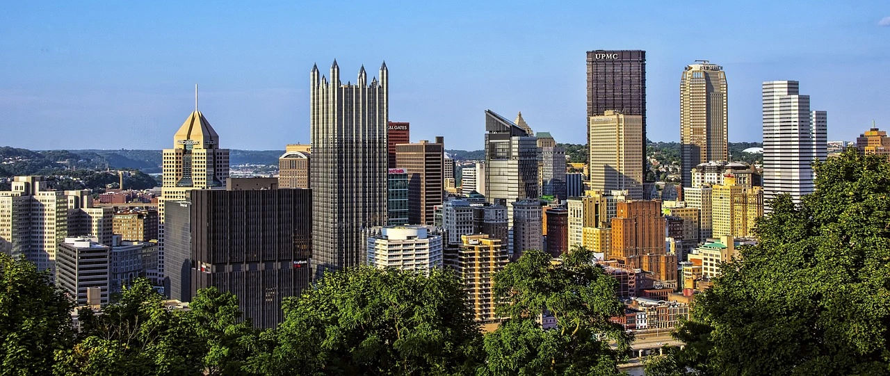 Downtown skyline of Pittsburgh, Pennsylvania
