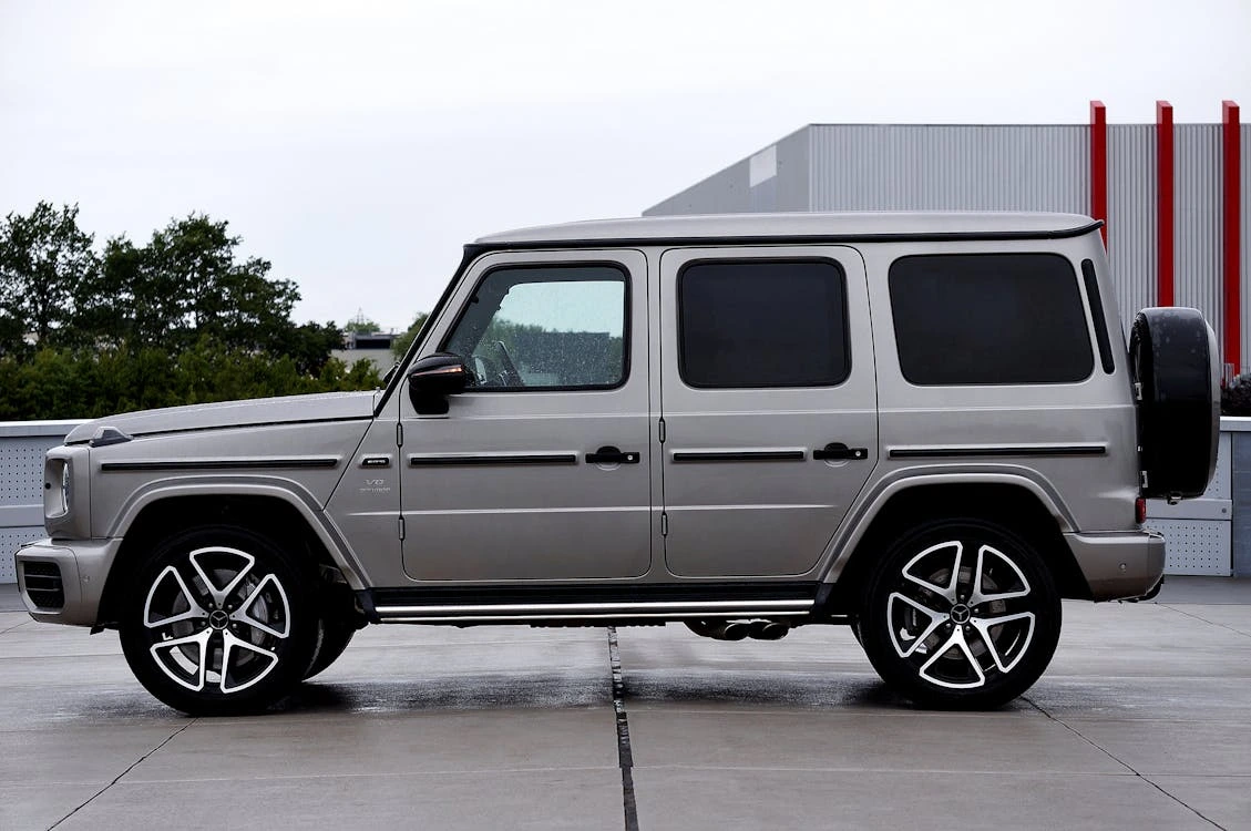 Side view of a Mercedes-Benz G-Class