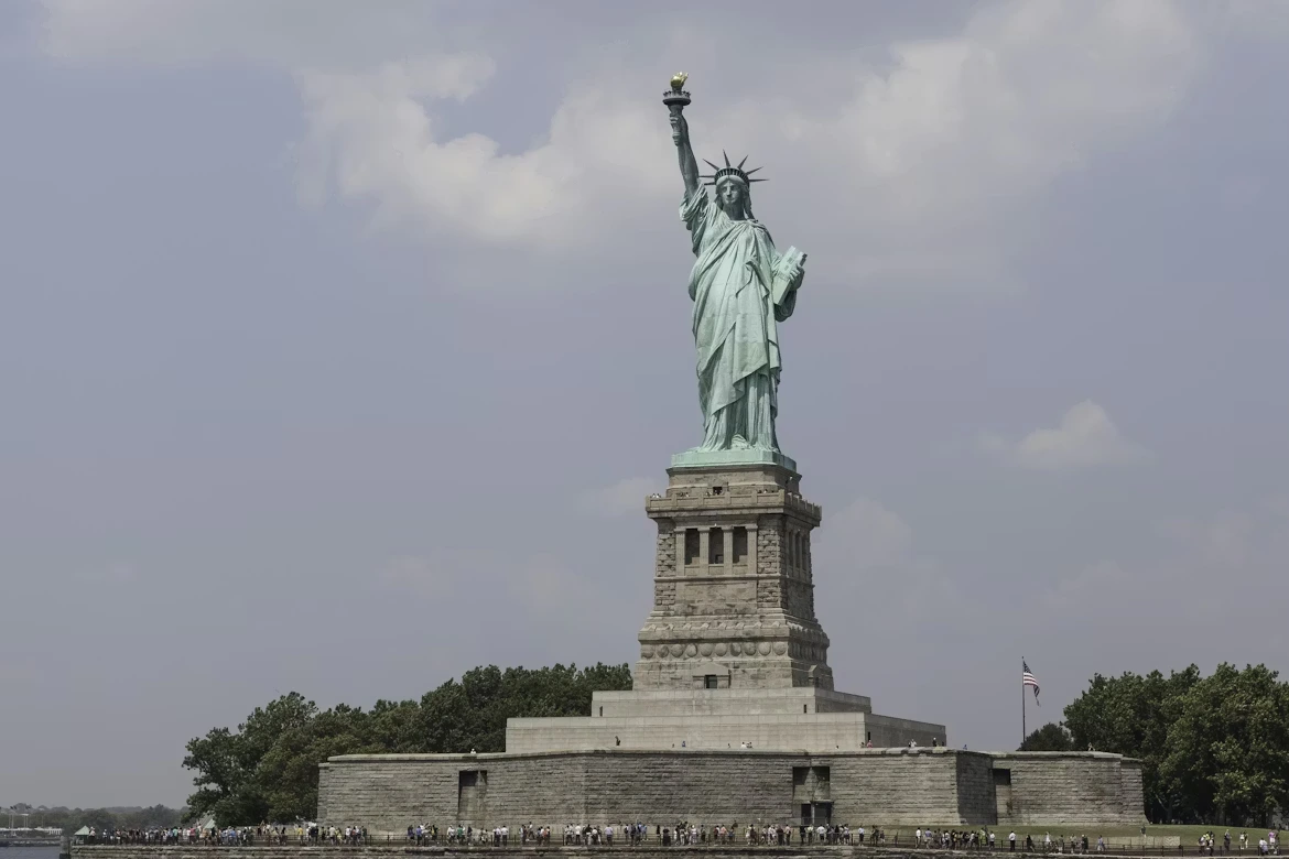 Statue of Liberty National Monument against the New York skyline