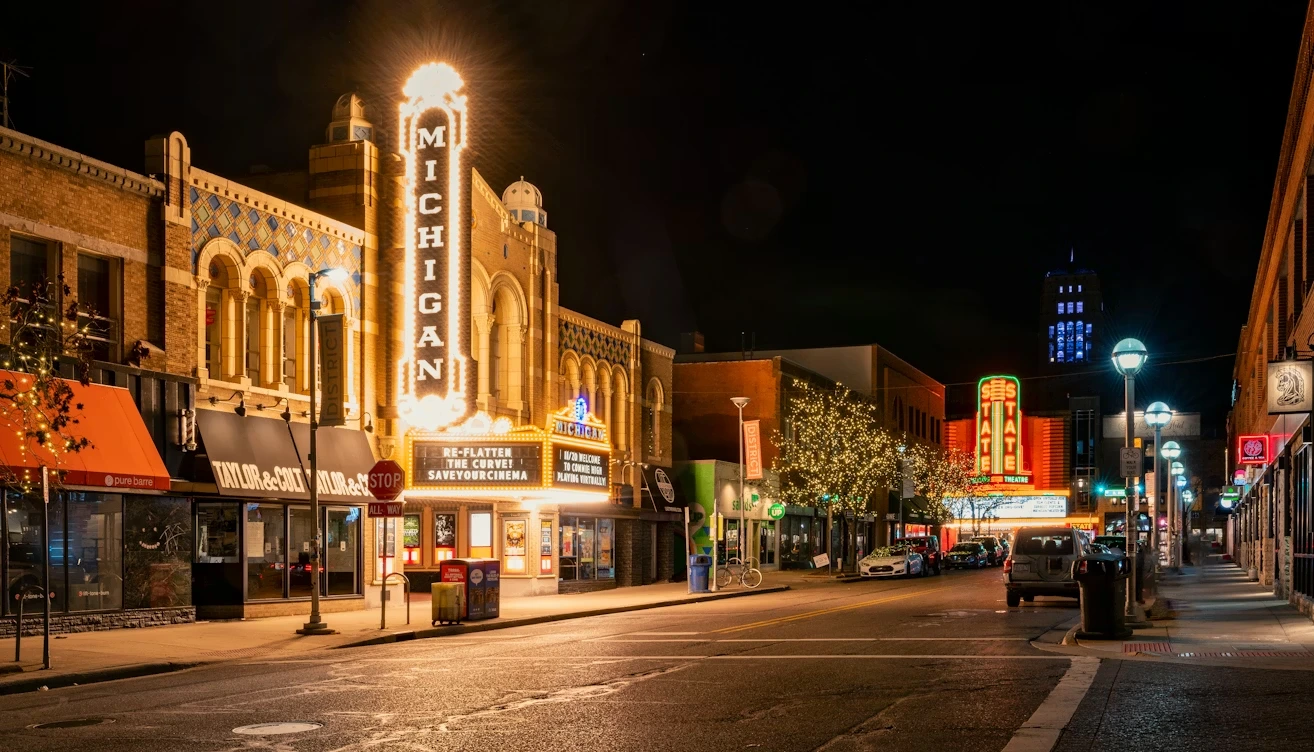 Michigan Theater and State Theater in Ann Arbor, MI