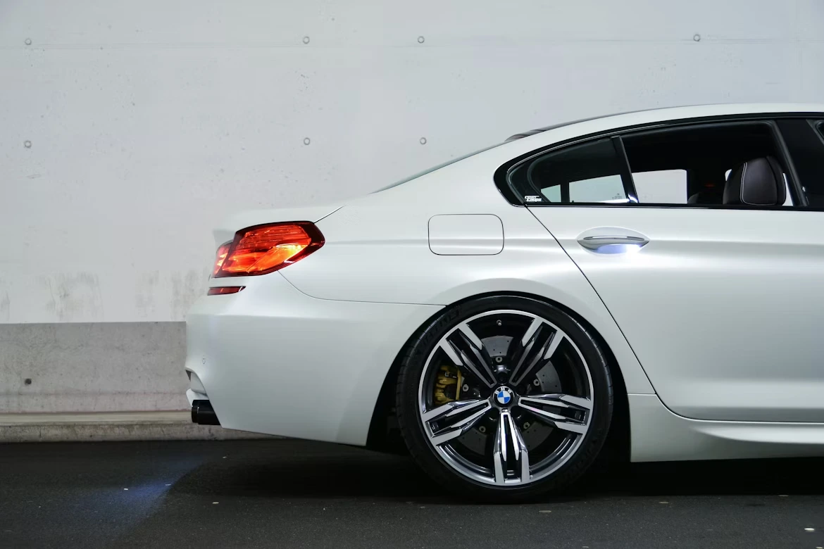 White BMW M3 coupe