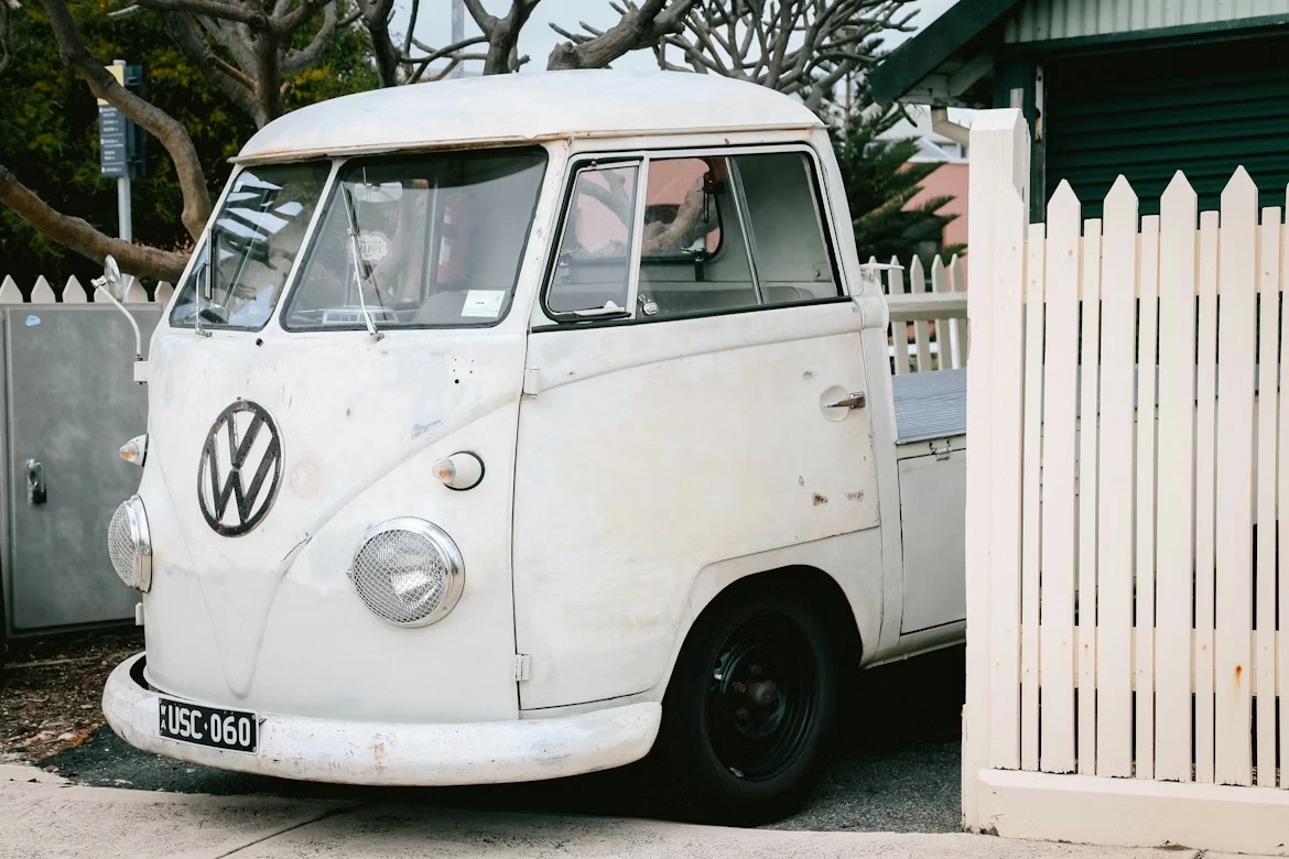 White Volkswagen vehicle in Fremantle, Australia